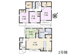 日野市東豊田3丁目　全6棟　新築分譲住宅 2号棟