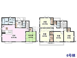 昭島市拝島町5丁目　全9区画　新築分譲住宅 6号棟