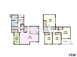 清瀬市下宿2丁目　全19区画　建築条件付き土地 5号地