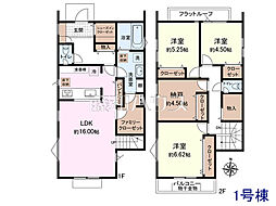 武蔵村山市大南1丁目　全2棟　新築分譲住宅 1号棟