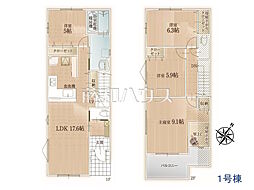 清瀬市下宿3丁目　全3棟　新築分譲住宅 1号棟