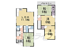 宇治市木幡南山の一戸建て