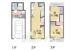 仮称）伏見区深草加賀屋敷町長屋
