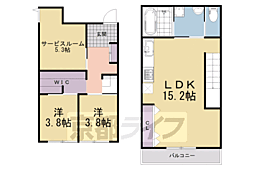 城陽市平川横道の一戸建て