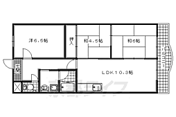 Ｃｏｕｒｔ　ｆｌａｔｓ　ＴＡＮＡＢＥ　1号棟 203