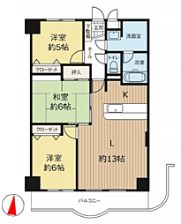 ニューシャトーム湯川 404号室