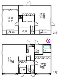 釧路市武佐１丁目の一戸建て