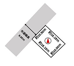 札幌市清田区清田八条３丁目の土地