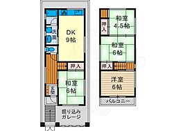 高槻市中川町の一戸建て