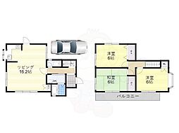 高槻市日吉台六番町の一戸建て