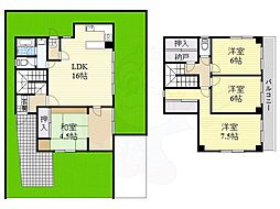 茨木市下穂積4丁目の一戸建て