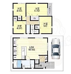 高槻市北園町の一戸建て