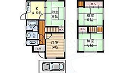 高槻市高垣町の一戸建て