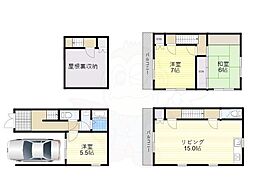 高槻市南大樋町の一戸建て