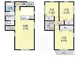 西真上1丁目貸家AB