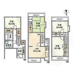 高槻市川西町１丁目の一戸建て