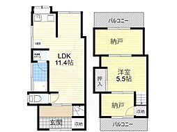 高槻市寿町2丁目の一戸建て