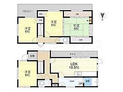 高槻市上田辺町の一戸建て