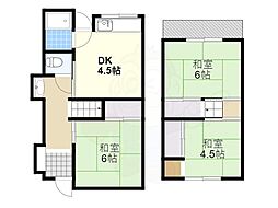 高槻市安満西の町の一戸建て