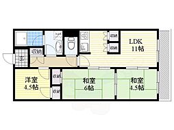 オクトハイツつくし 3B