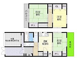 大阪市東住吉区西今川1丁目の一戸建て