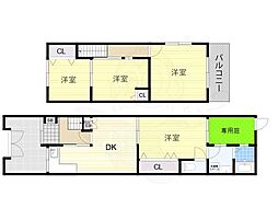 大阪市東住吉区西今川１丁目の一戸建て