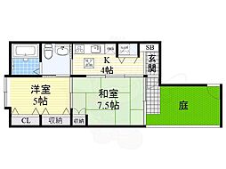 阪南町5丁6-25貸家