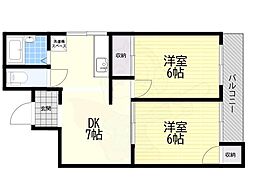 メゾーネ南田辺 302
