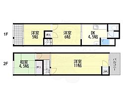 大阪市阿倍野区播磨町2丁目の一戸建て
