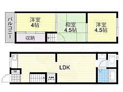 大阪市住吉区遠里小野６丁目の一戸建て