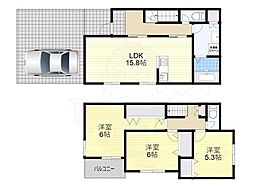 豊中市上野東２丁目の一戸建て