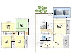 吹田市山手町4丁目の一戸建て