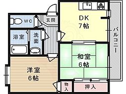 ロイヤルコーポ水無瀬 E棟 302