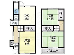 芝生町1丁目2戸1貸家