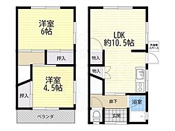 天川新町小川貸家