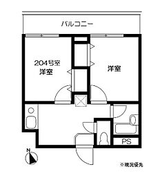 ルート大倉山マンションA 204