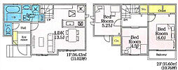 西東京市新町2丁目　中央線　武蔵境駅　新築戸建 2号棟