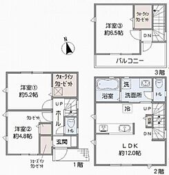 大田区西六郷3丁目　新築一戸建て　C号棟