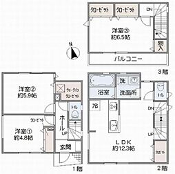 大田区西六郷3丁目　新築一戸建て　D号棟