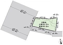 大田区東六郷3丁目　建築条件無し土地