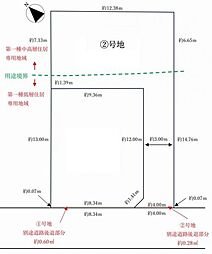 大田区東雪谷5丁目　建築条件無し土地　2区画