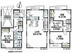 ミラスモ鵜の木2丁目　新築一戸建て　1号棟