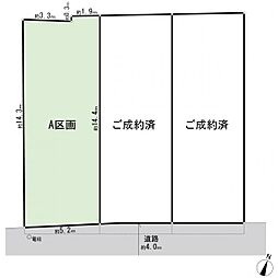 目黒区下目黒4丁目　建築条件付土地　A区画