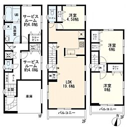 大田区池上3丁目　新築一戸建て　1号棟