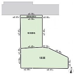 大田区新蒲田2丁目　建築条件無し土地
