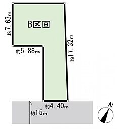大田区池上4丁目　建築条件無し土地　B区画