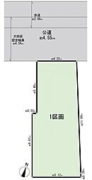 ミラスモ中央4丁目　建築条件無し土地　1区画