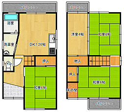 大東市緑が丘2丁目の一戸建て