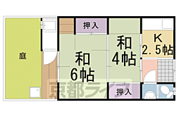 桂池尻町平屋貸家 3