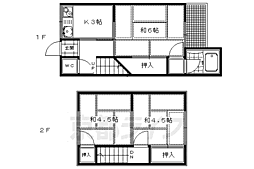 久我森ノ宮町森口貸家 W
